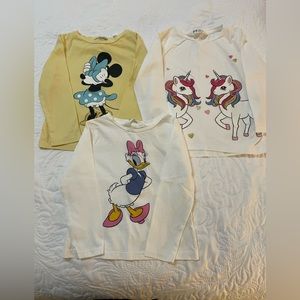 NWOT H&M Girl’s Long Sleeved T-Shirts 3-4T